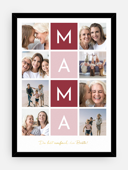 Poster Buchstabensalat