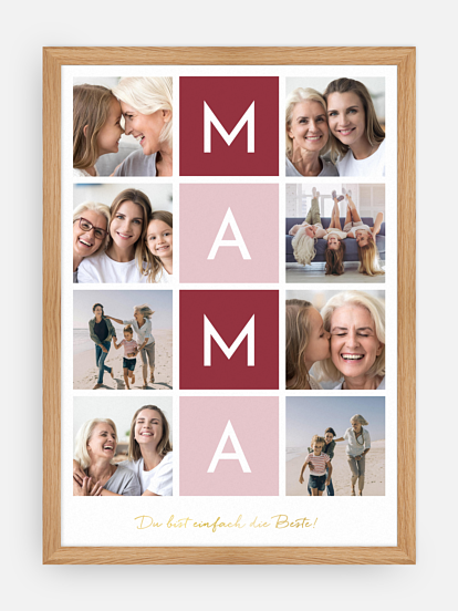 Poster Buchstabensalat