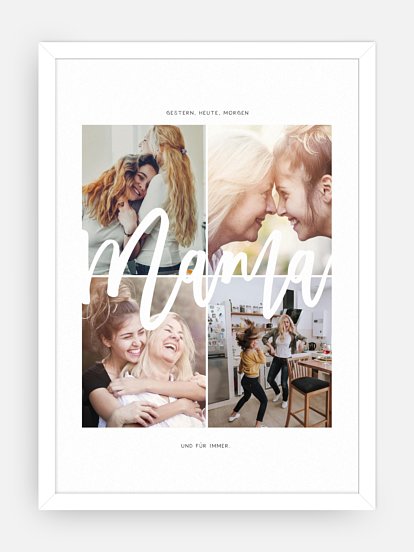 Poster Muttertag Collage