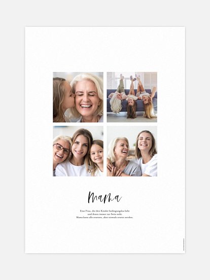 Poster Muttertag Funkelstern