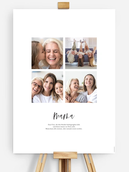 Poster Muttertag Funkelstern