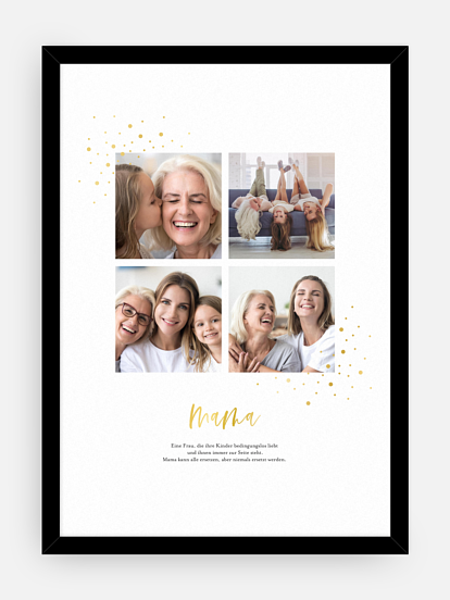 Poster Muttertag Funkelstern