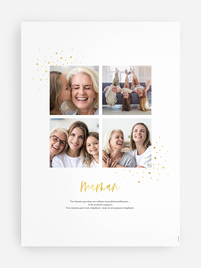 Affiche fête des mères Mon étoile