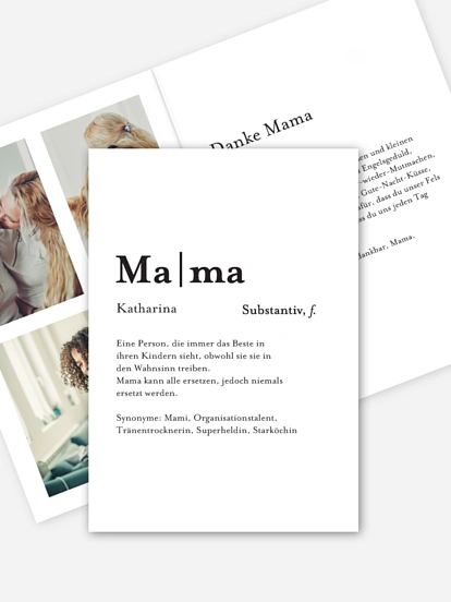 Karte zum Muttertag Meanings