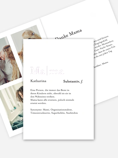 Karte zum Muttertag Meanings