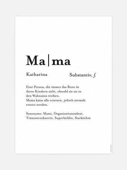 Poster Muttertag Meanings