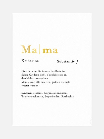 Poster Muttertag Meanings