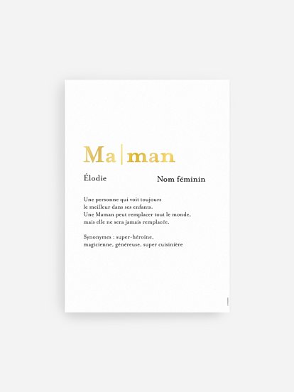 Affiche fête des mères Définition