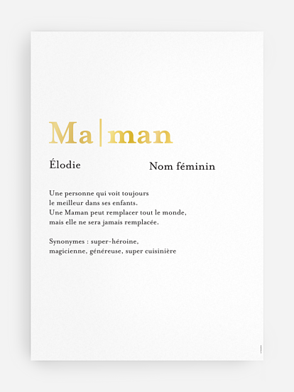 Affiche fête des mères Définition