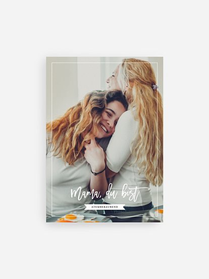 Poster Muttertag Du bist...