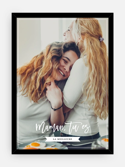 Affiche fête des mères Tu es...