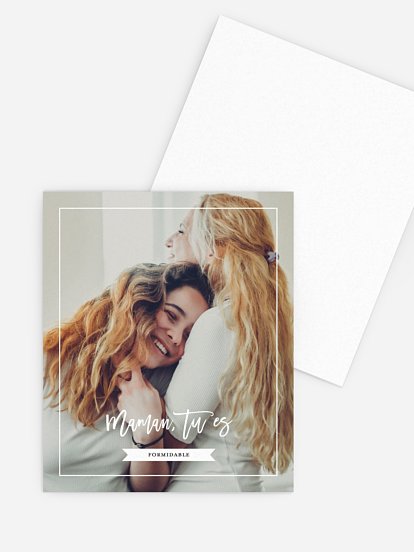 Photo rétro fête des mères Tu es...