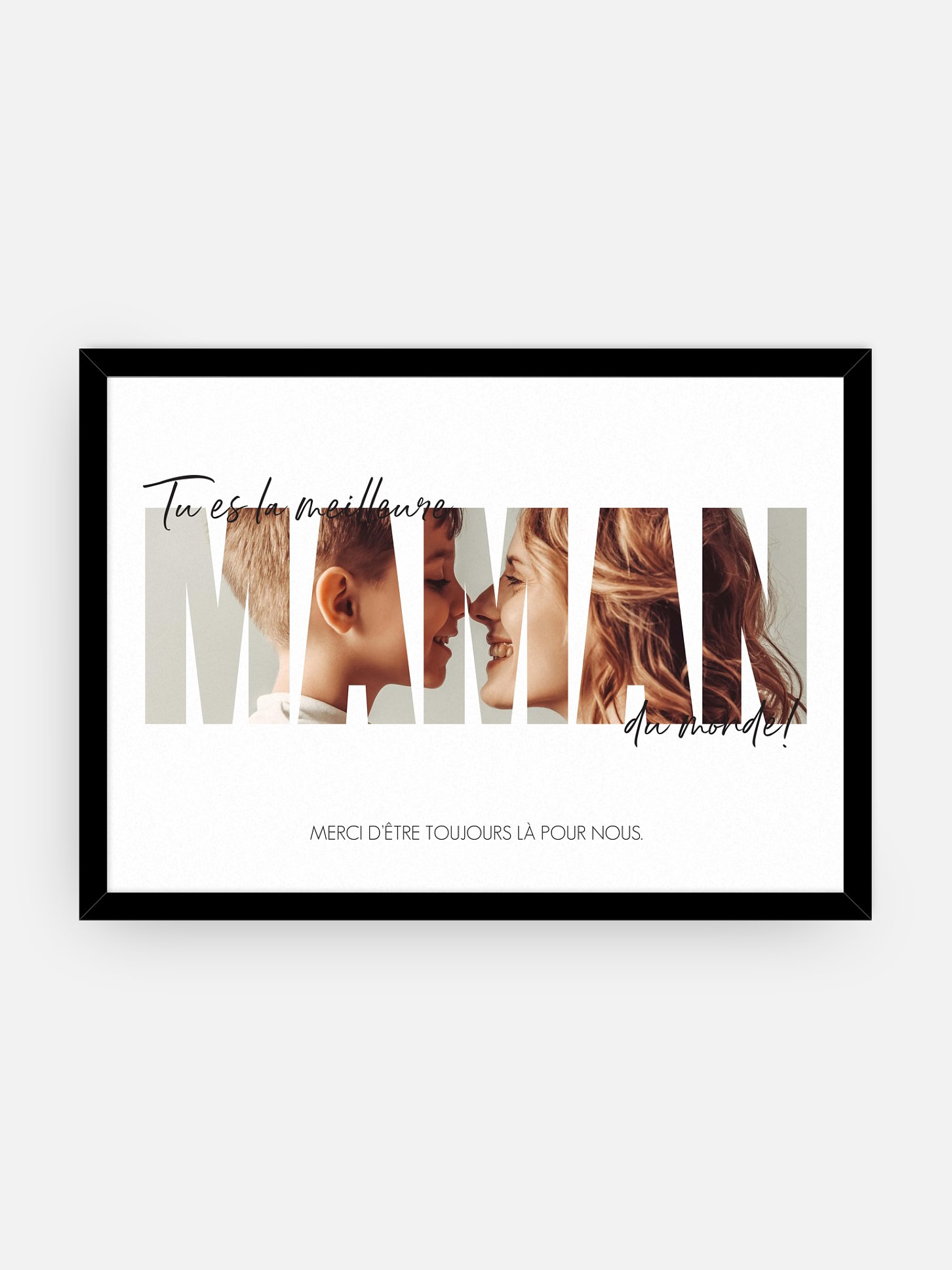 Affiche fête des mères Souvenirs avec maman