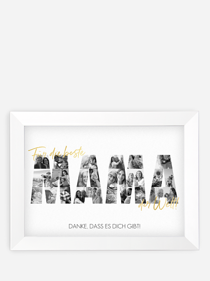 Wandbild Muttertag Bilder für Mama