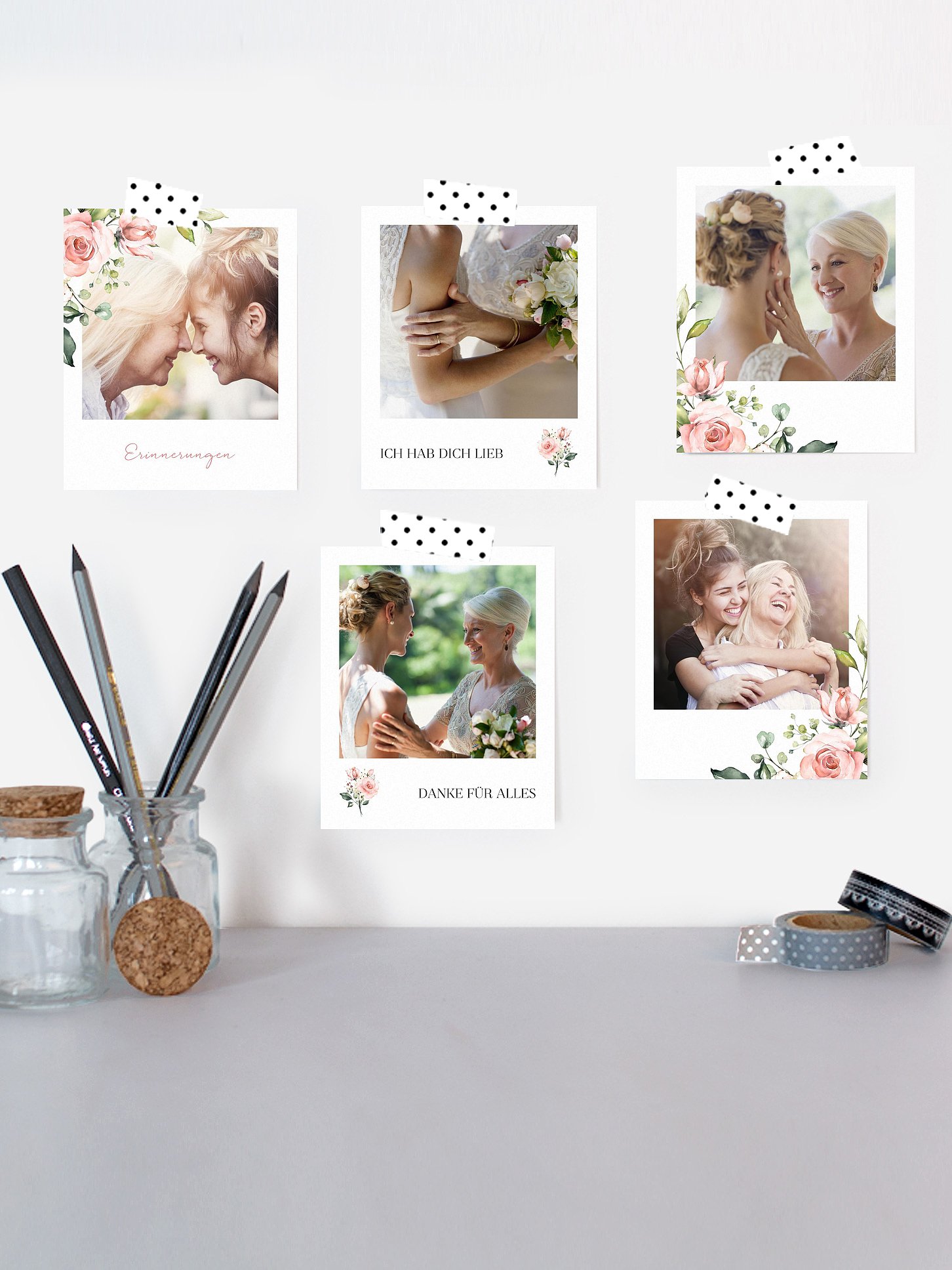 Retro Bilder Muttertag Soft Color Florals