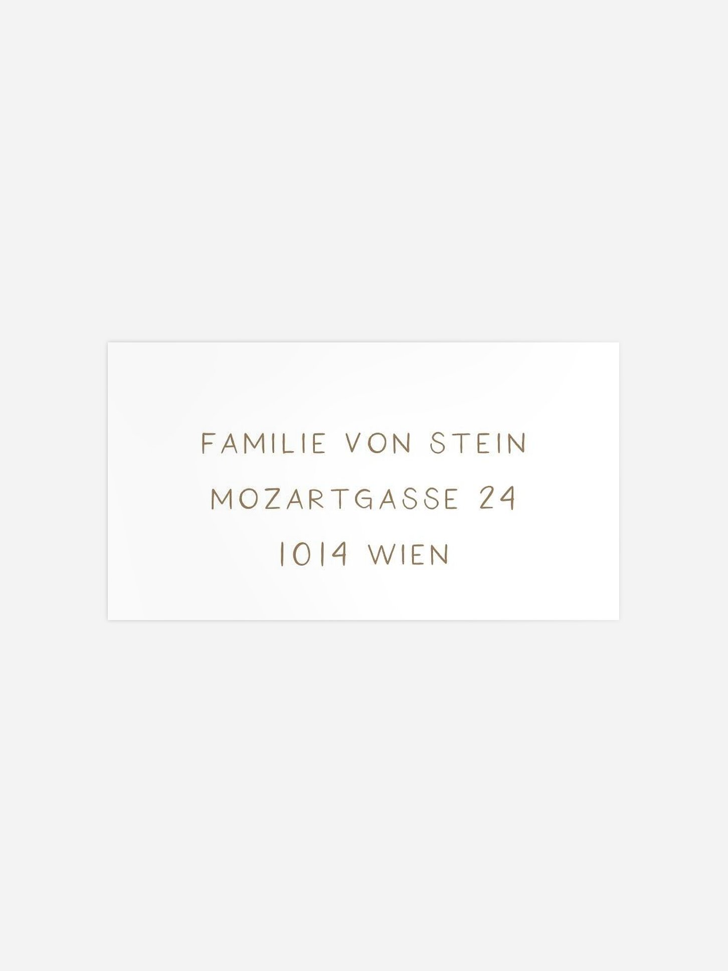 Empfängeraufkleber Weihnachten Love & Laughter