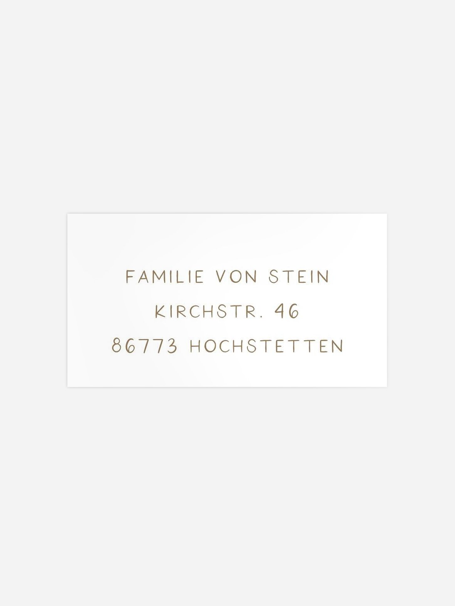 Empfängeraufkleber Weihnachten Love & Laughter