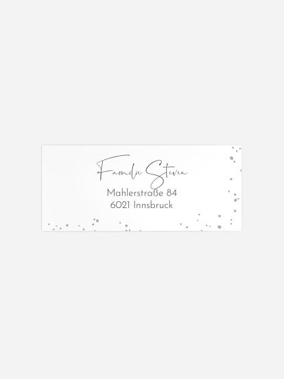 Absenderaufkleber Weihnachten Peaceful