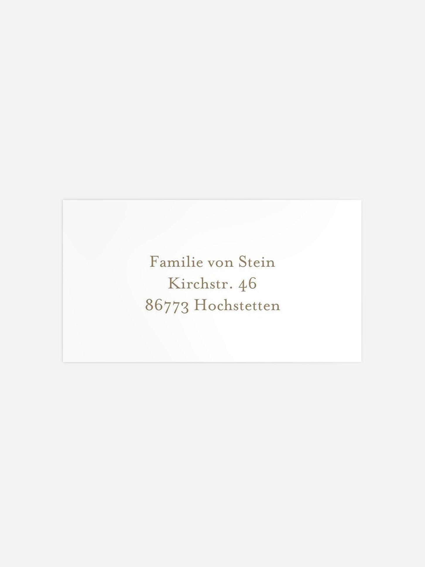 Empfängeraufkleber Weihnachten Wertschätzung