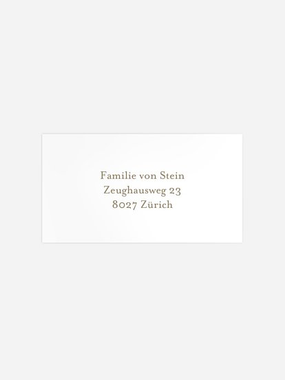 Empfängeraufkleber Weihnachten Wertschätzung