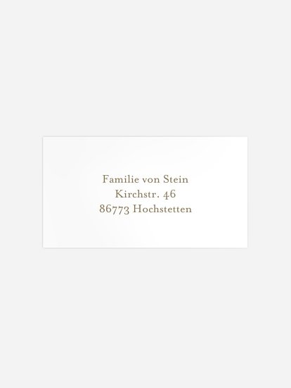 Empfängeraufkleber Weihnachten Wertschätzung