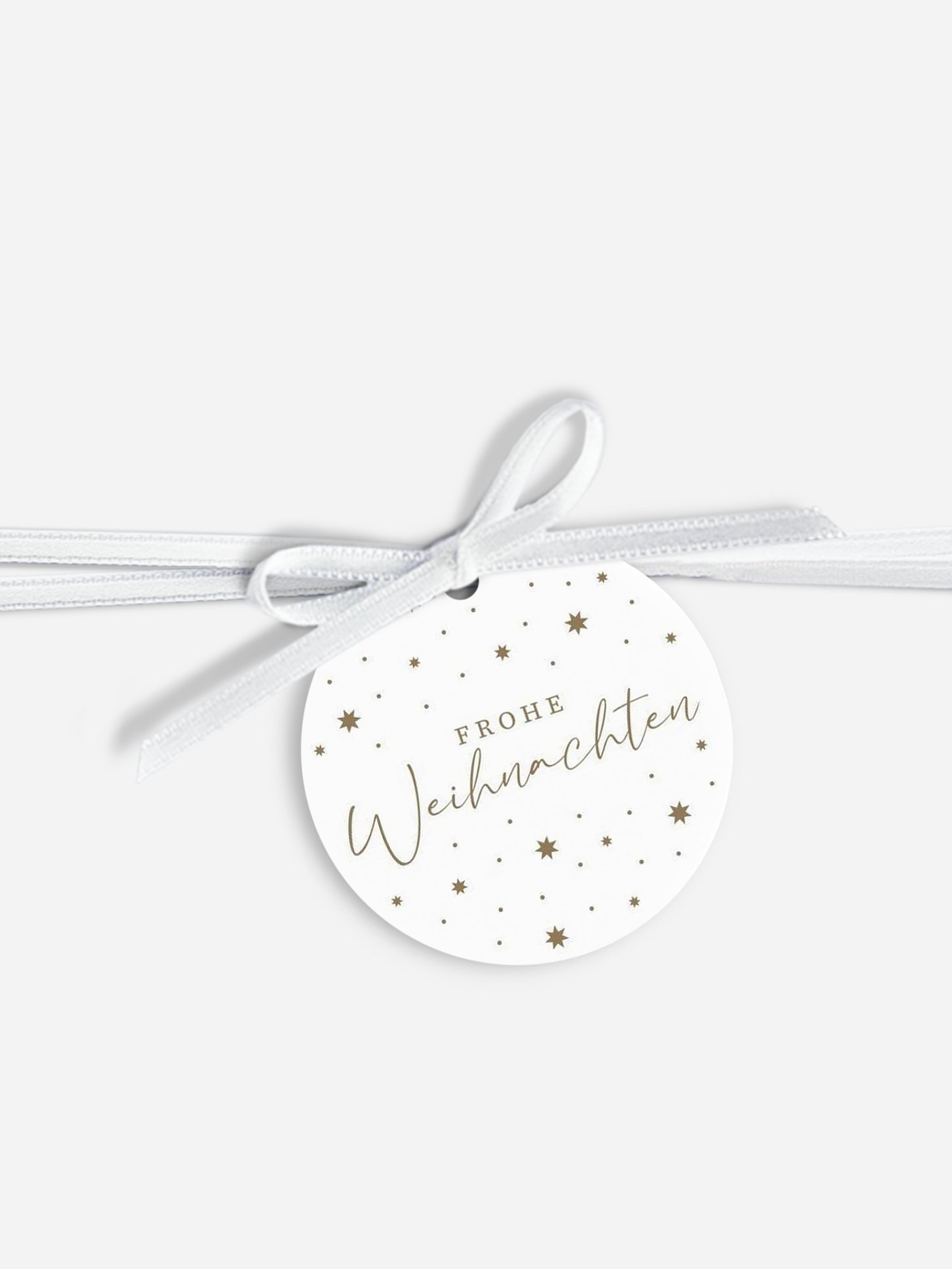 Geschenkeanhänger Festhimmel Kraftpapier