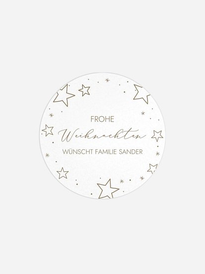 Weihnachtssterne Kraftpapier