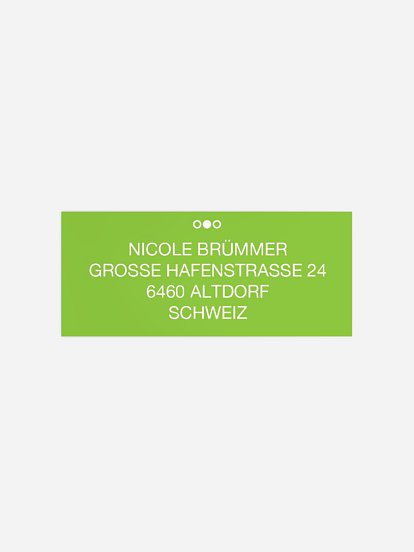 Absenderaufkleber Geburtstag Dots