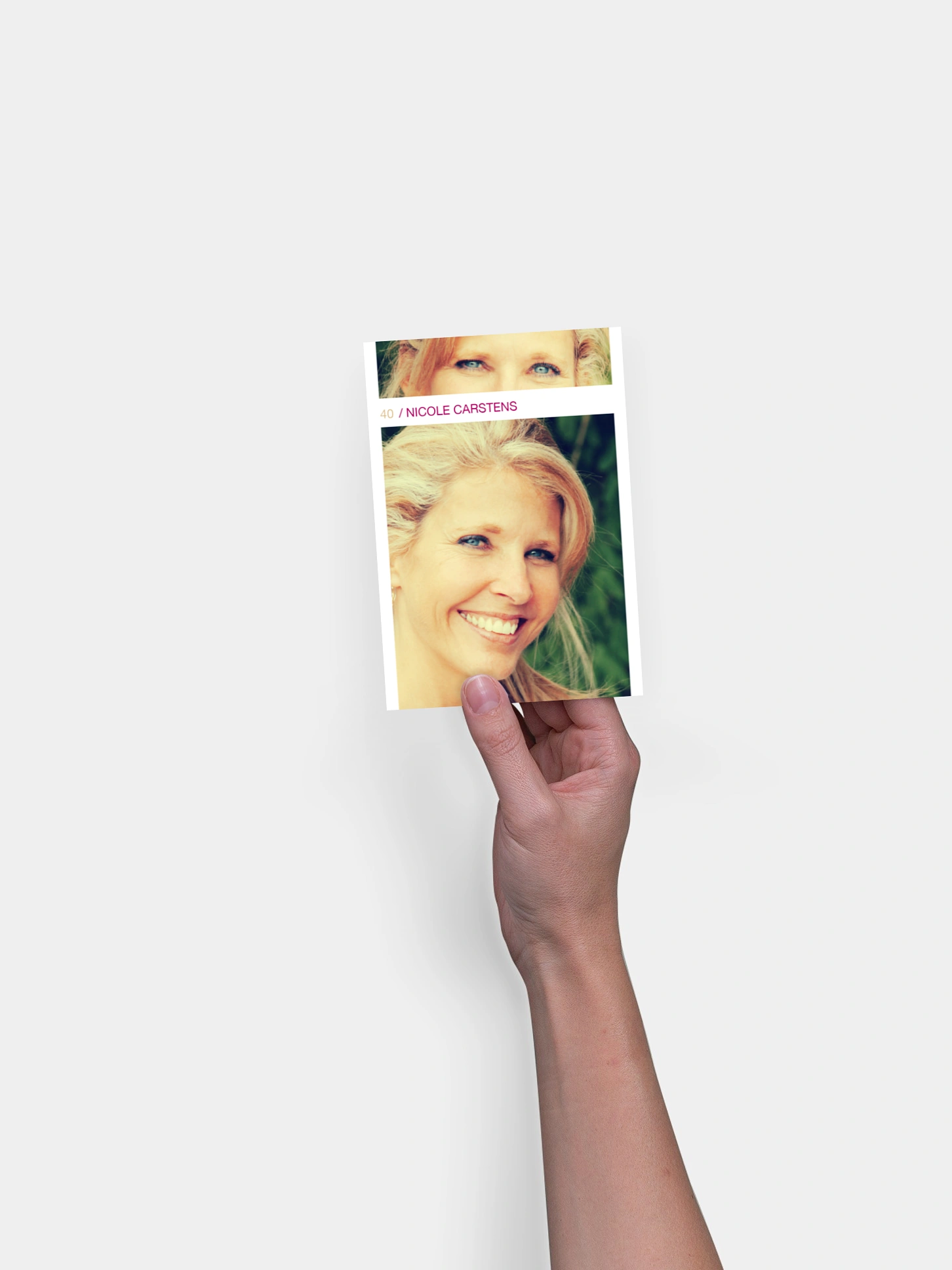 Einladung 40. Geburtstag Fotostreifen