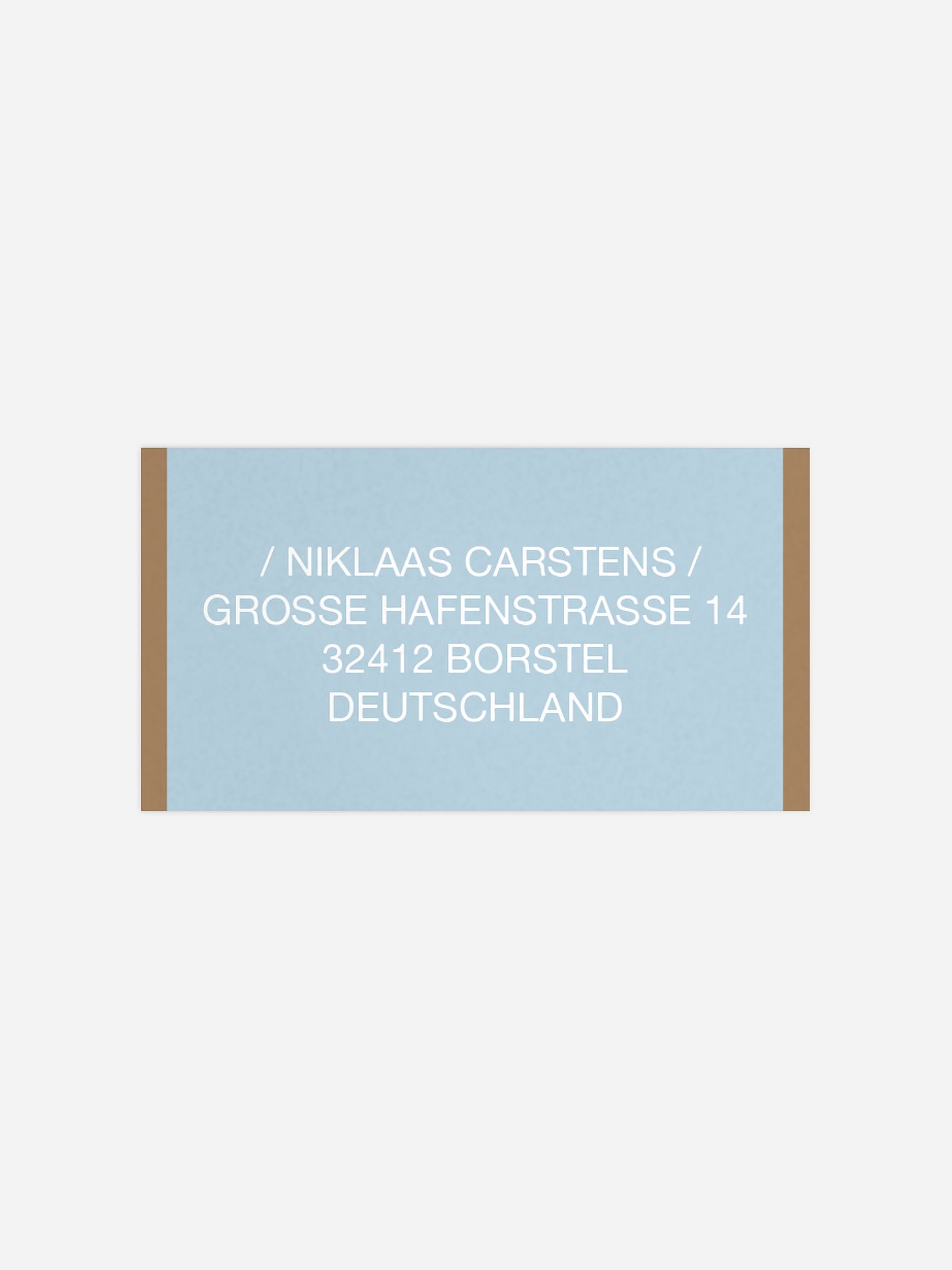Empfängeraufkleber Geburtstag Fotostreifen