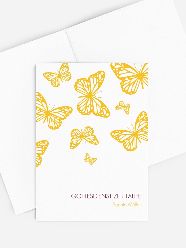 Kirchenheft Taufe Schmetterlingszauber