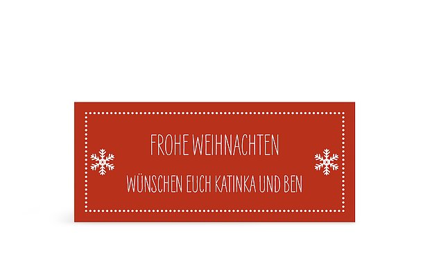 Geschenkaufkleber Weihnachten Fröhliche Weihnachten