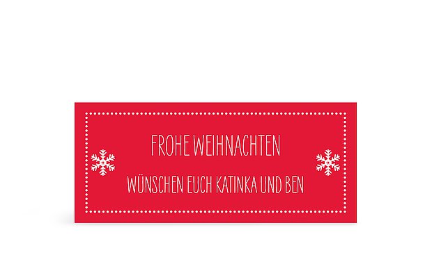 Geschenkaufkleber Weihnachten Fröhliche Weihnachten