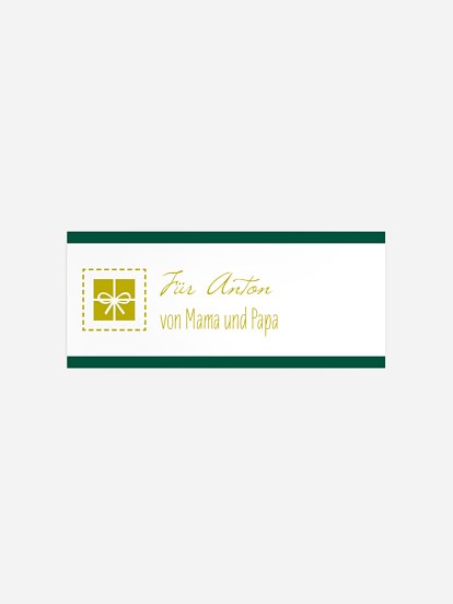 Geschenkaufkleber Weihnachten Weihnachtspaket