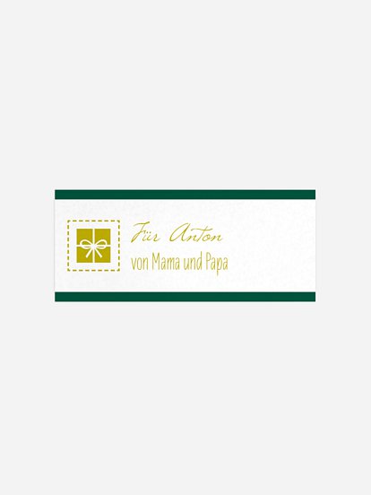 Geschenkaufkleber Weihnachten Weihnachtspaket