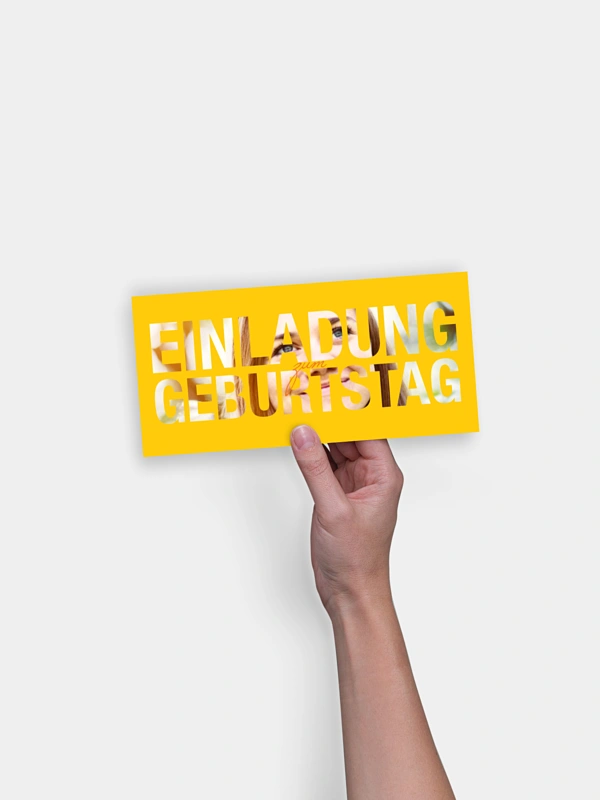 Einladung 18. Geburtstag Durchblick