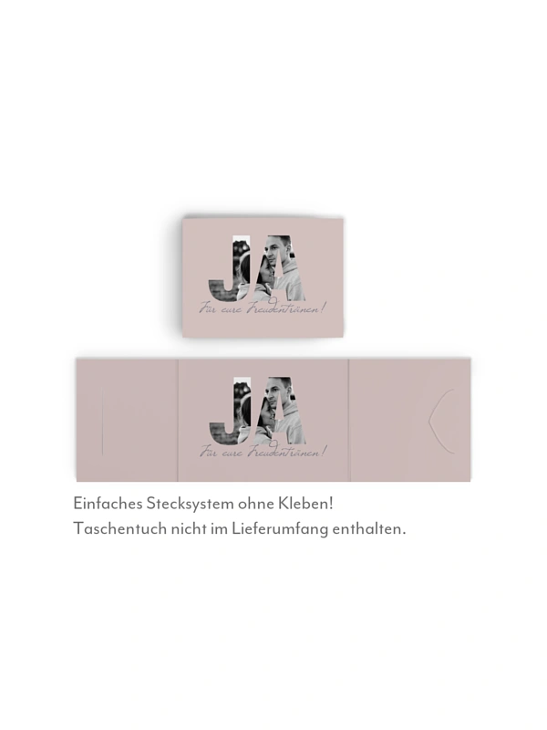 Freudentränen-Taschentücher Durchblick