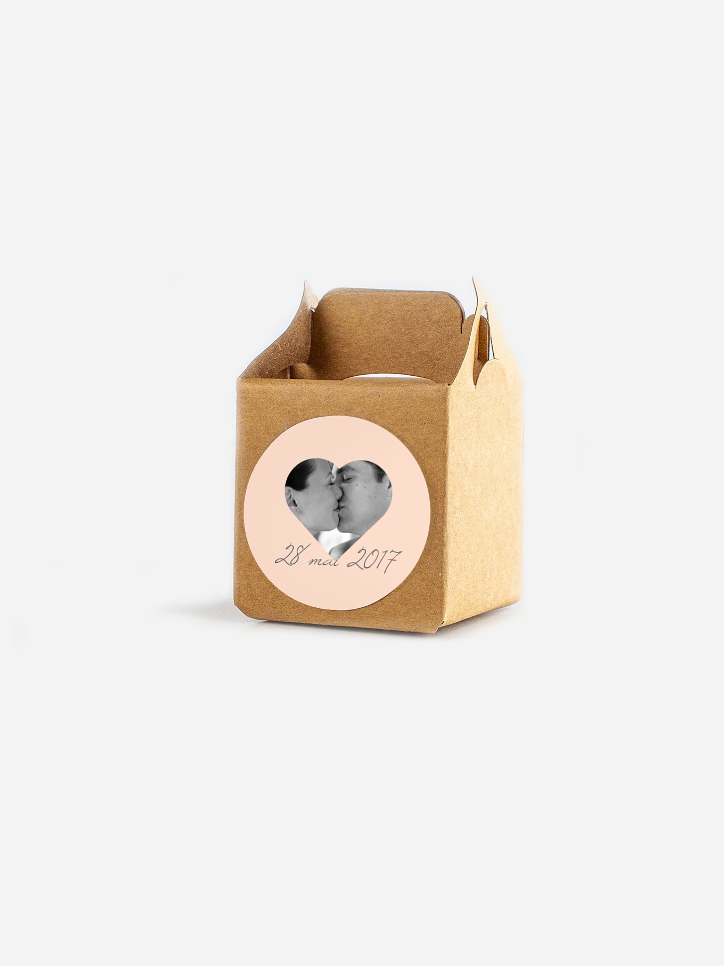 Étiquette cadeau mariage Pochoir