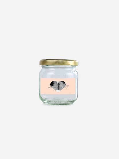 Étiquette cadeau mariage Pochoir