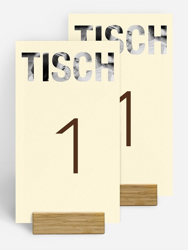 Tischnummer Durchblick