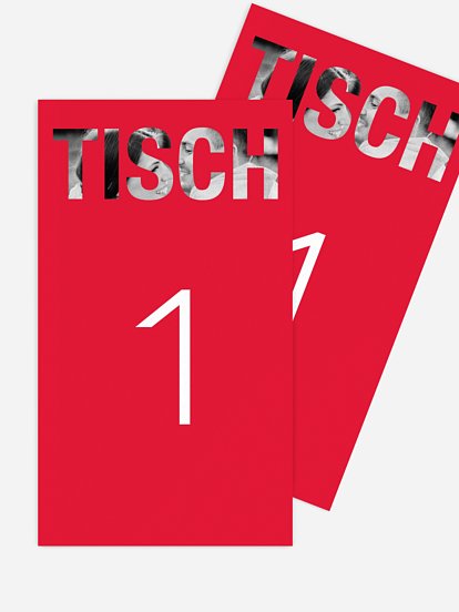 Tischnummer Durchblick