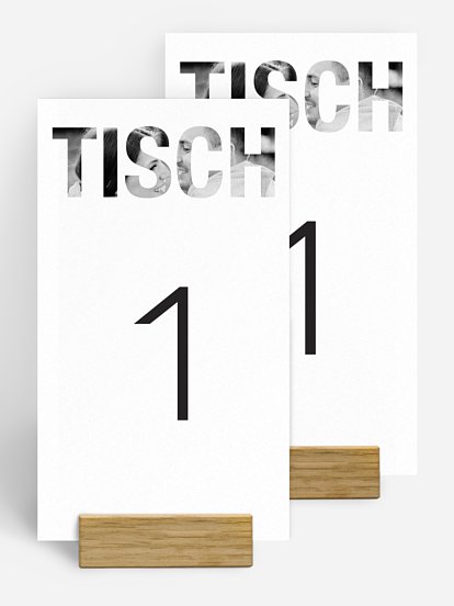 Tischnummer Durchblick