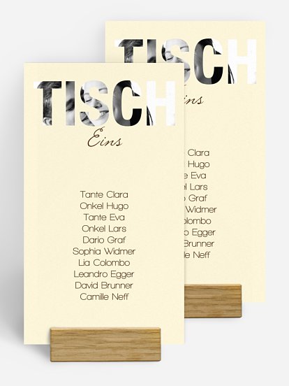 Gruppentischkarte Durchblick