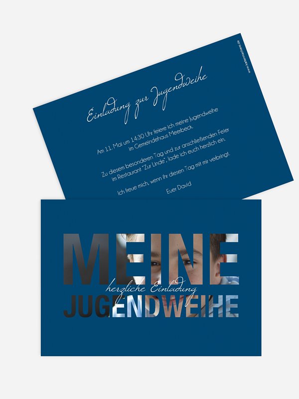 Einladung Jugendweihe Durchblick