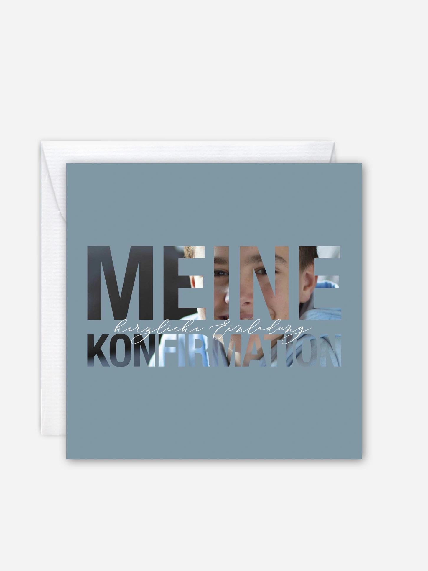 Konfirmationseinladung Durchblick