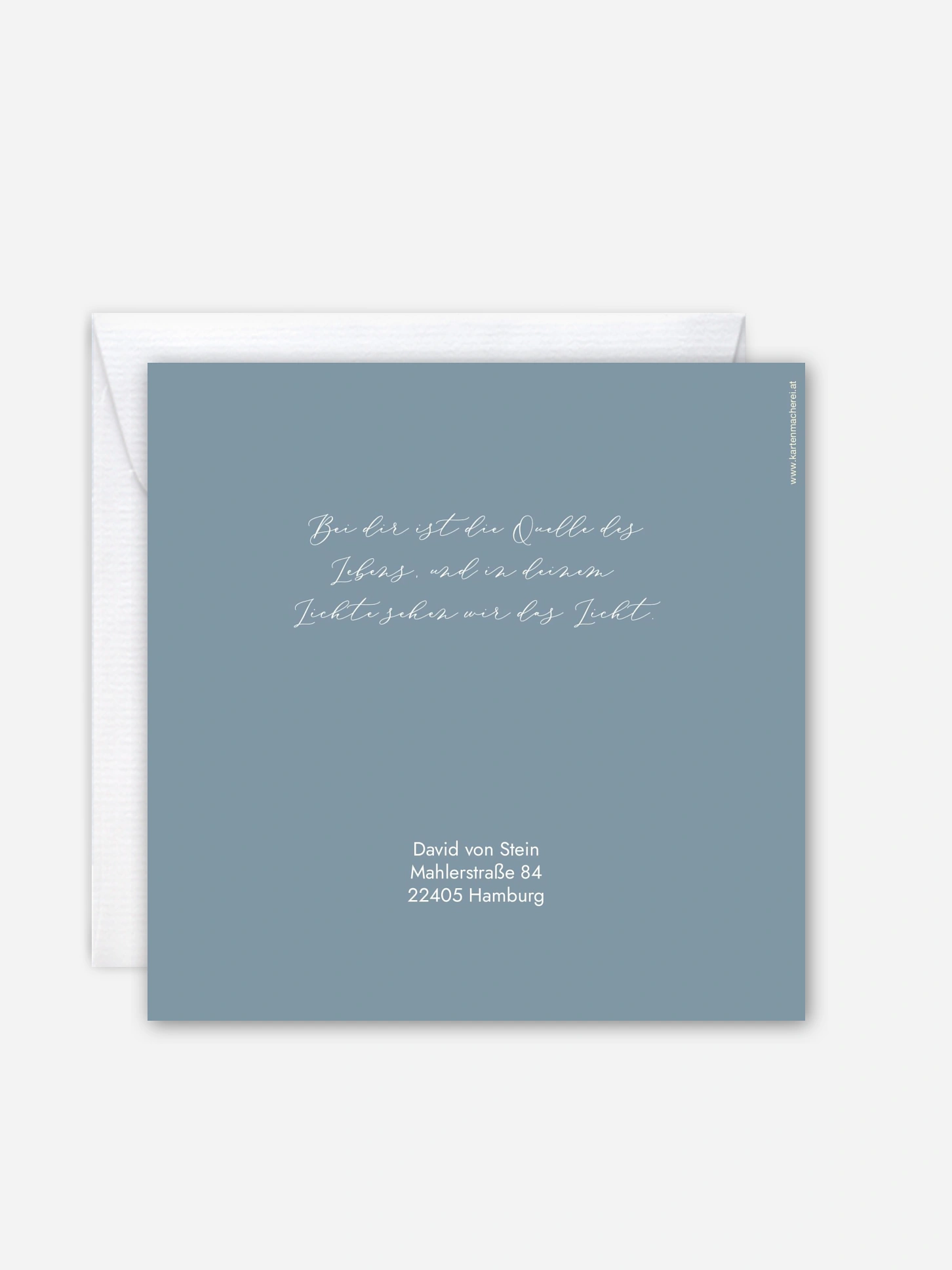 Konfirmationseinladung Durchblick
