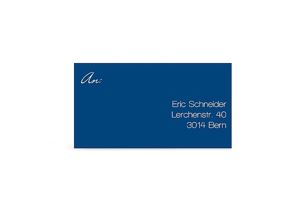 Empfängeraufkleber Geburtstag Durchblick
