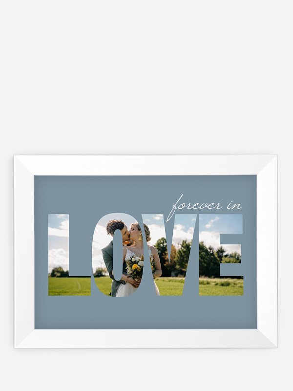 Wandbild Hochzeit Durchblick