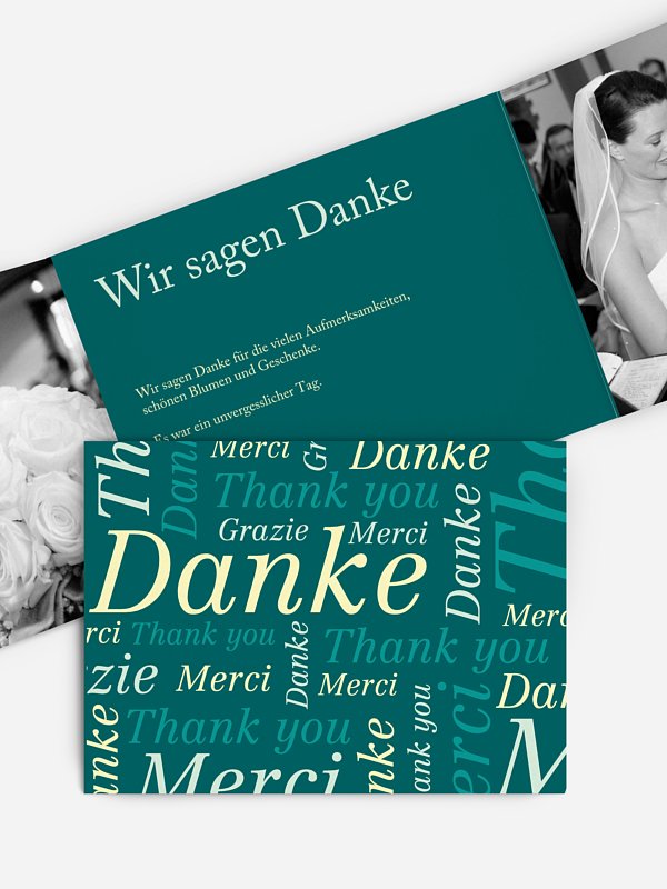 Dankeskarte Hochzeit Sag Ja