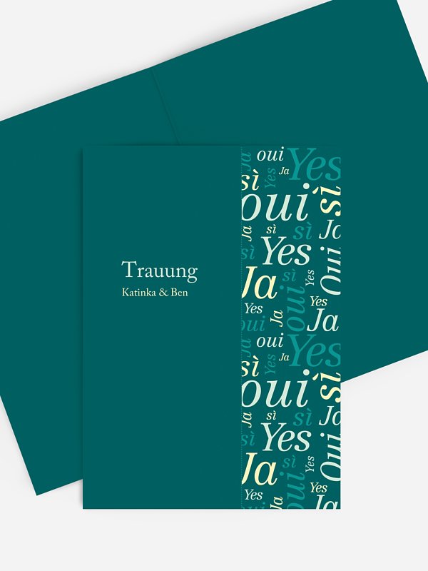 Kirchenheft Hochzeit Sag Ja